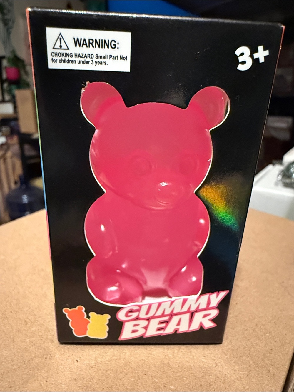 Gummy Bear Kids Toy - Vibrant Pink Plush Figure